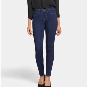 NYDJ Jeans Womens 14 Skinny Jeans Stretch Dark Wash Blue